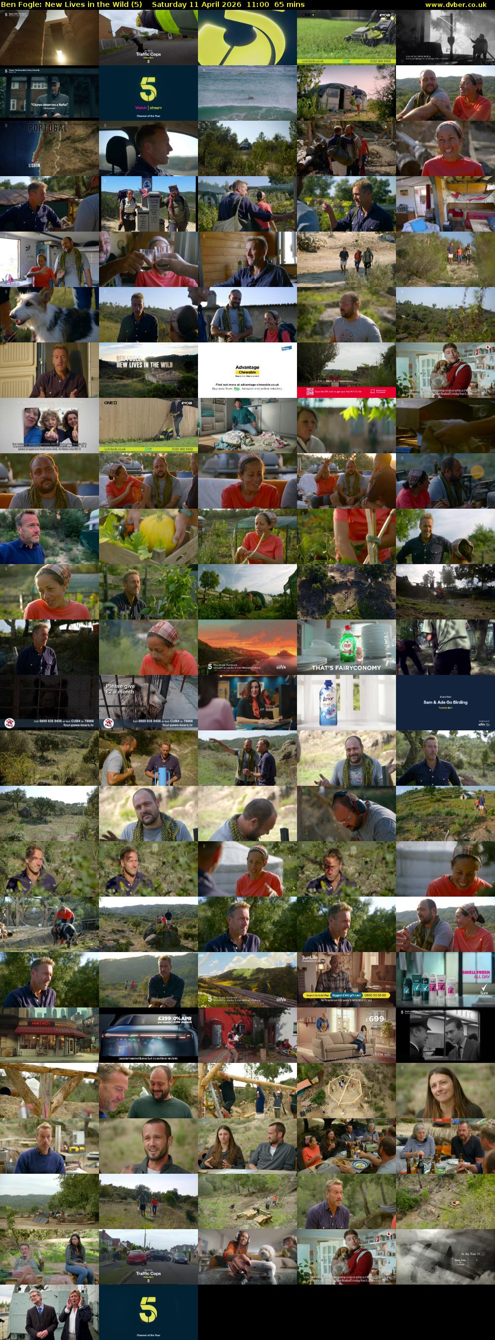 Ben Fogle: New Lives in the Wild (5) Saturday 11 April 2026 11:00 - 12:05