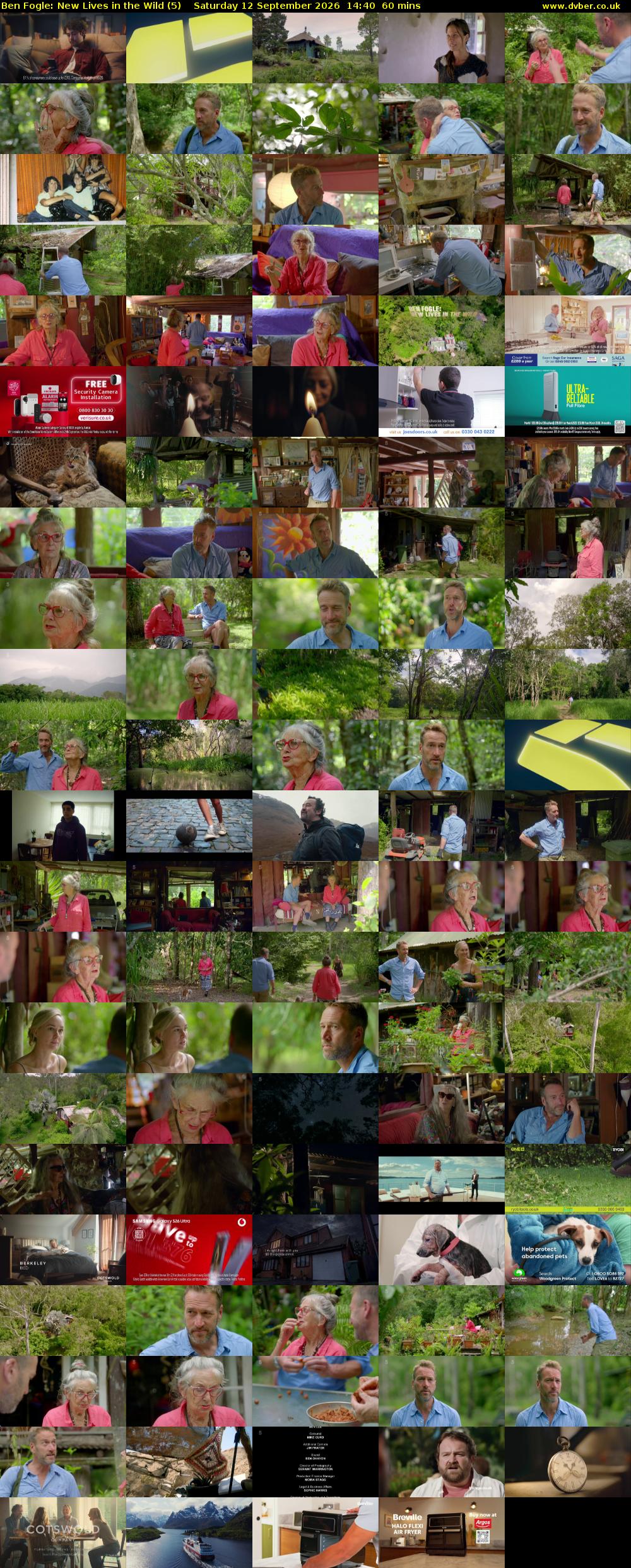 Ben Fogle: New Lives in the Wild (5) Saturday 12 September 2026 14:40 - 15:40
