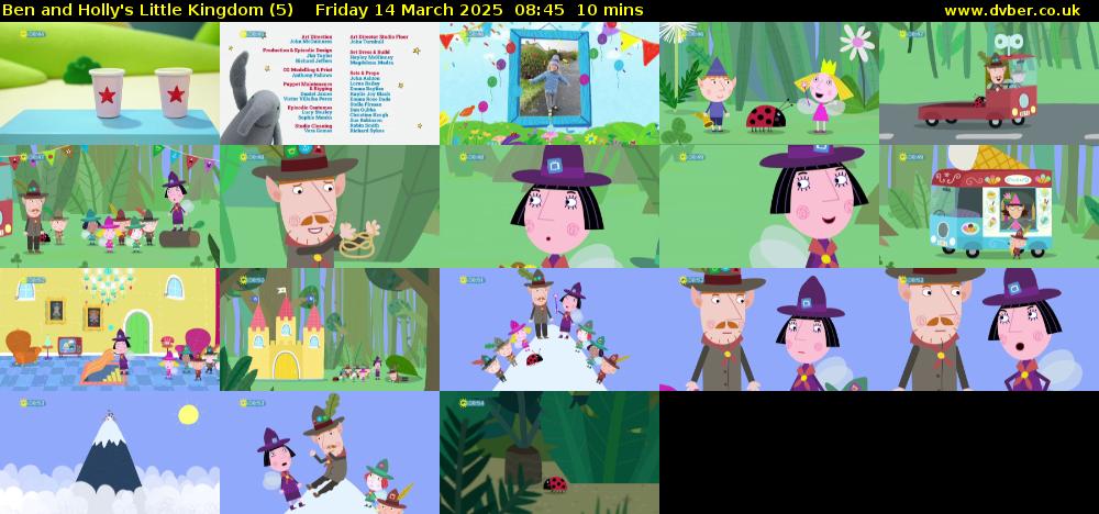 Ben and Holly's Little Kingdom (5) Friday 14 March 2025 08:45 - 08:55
