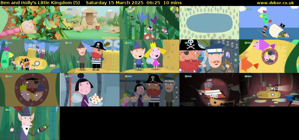Ben and Holly's Little Kingdom (5) Saturday 15 March 2025 06:25 - 06:35