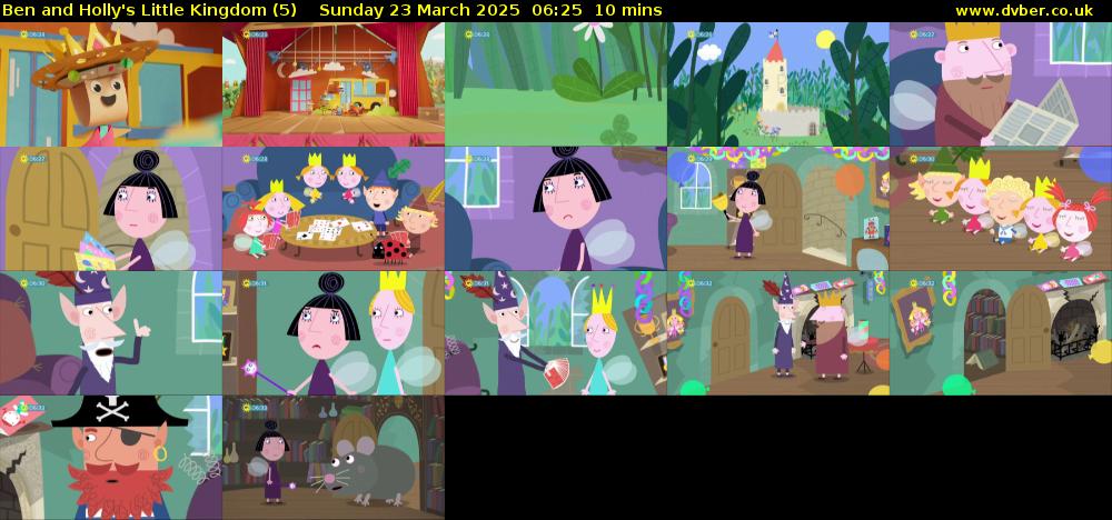 Ben and Holly's Little Kingdom (5) Sunday 23 March 2025 06:25 - 06:35