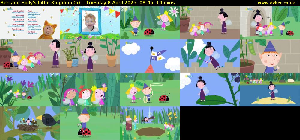 Ben and Holly's Little Kingdom (5) Tuesday 8 April 2025 08:45 - 08:55