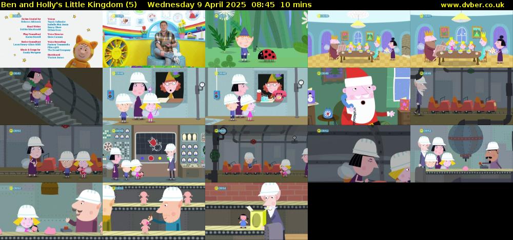 Ben and Holly's Little Kingdom (5) Wednesday 9 April 2025 08:45 - 08:55