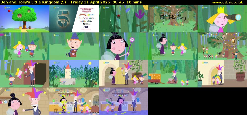 Ben and Holly's Little Kingdom (5) Friday 11 April 2025 08:45 - 08:55