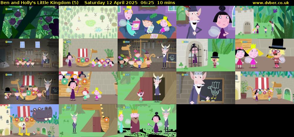 Ben and Holly's Little Kingdom (5) Saturday 12 April 2025 06:25 - 06:35