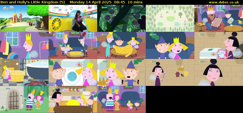 Ben and Holly's Little Kingdom (5) Monday 14 April 2025 08:45 - 08:55