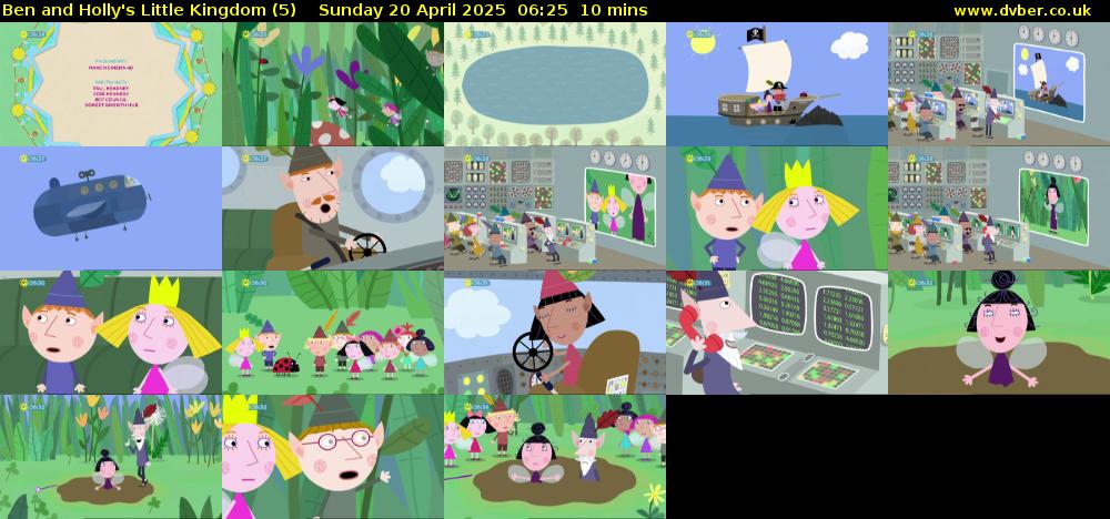 Ben and Holly's Little Kingdom (5) Sunday 20 April 2025 06:25 - 06:35