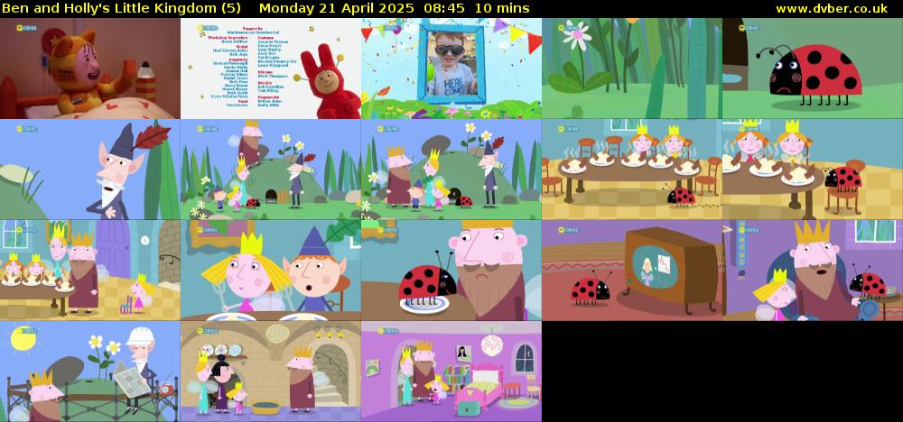 Ben and Holly's Little Kingdom (5) Monday 21 April 2025 08:45 - 08:55