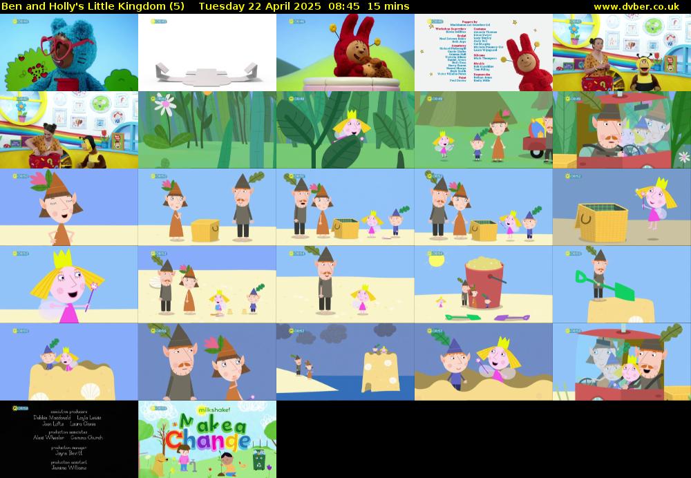 Ben and Holly's Little Kingdom (5) Tuesday 22 April 2025 08:45 - 09:00