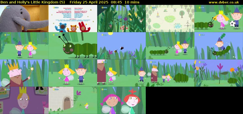 Ben and Holly's Little Kingdom (5) Friday 25 April 2025 08:45 - 08:55