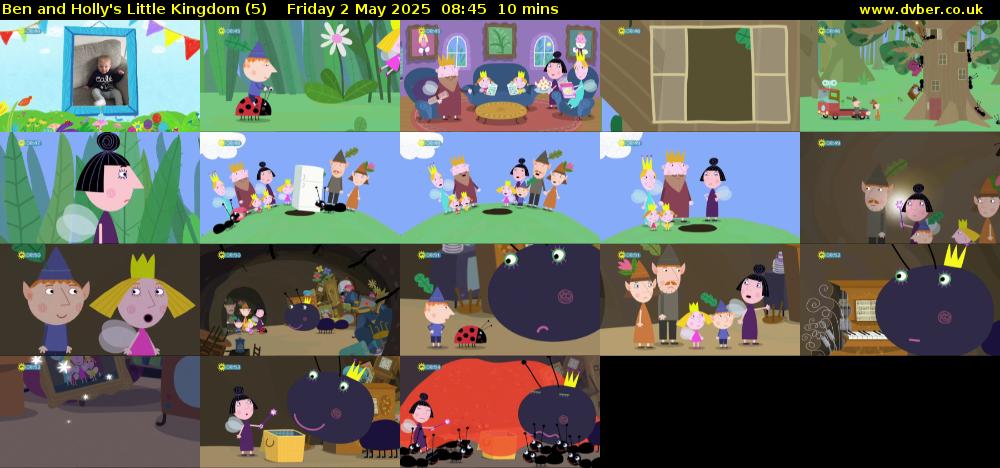 Ben and Holly's Little Kingdom (5) Friday 2 May 2025 08:45 - 08:55