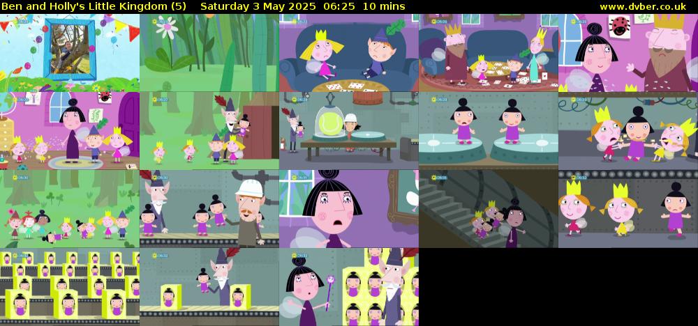 Ben and Holly's Little Kingdom (5) Saturday 3 May 2025 06:25 - 06:35