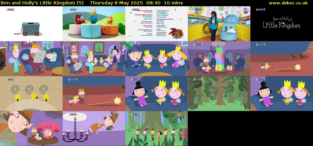 Ben and Holly's Little Kingdom (5) Thursday 8 May 2025 08:40 - 08:50