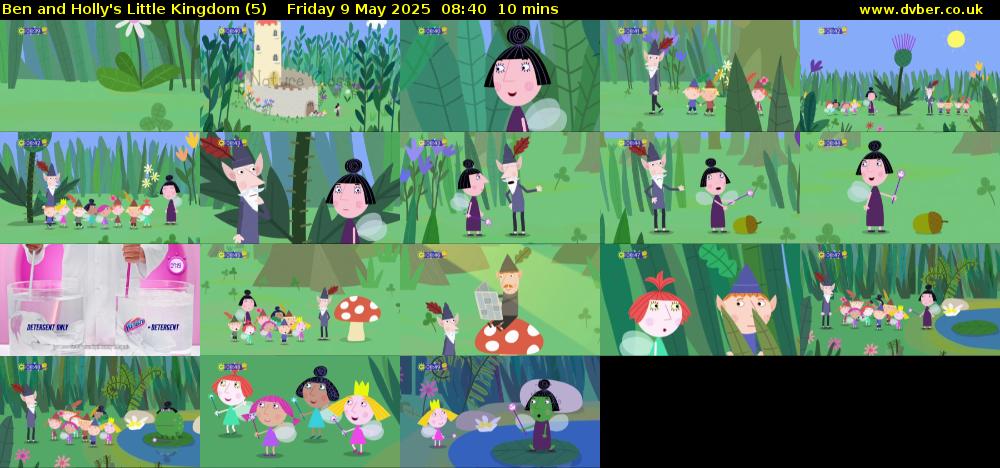 Ben and Holly's Little Kingdom (5) Friday 9 May 2025 08:40 - 08:50