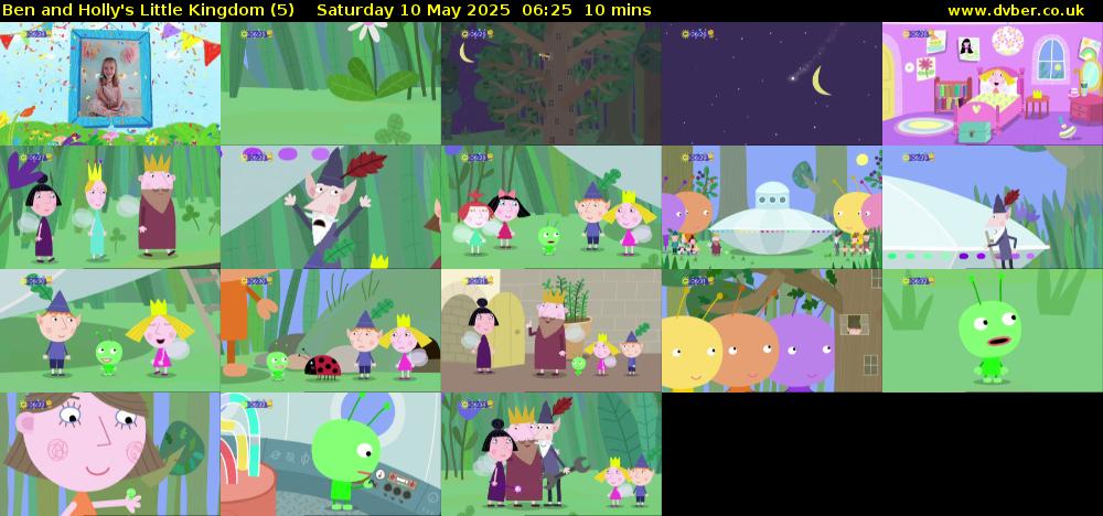 Ben and Holly's Little Kingdom (5) Saturday 10 May 2025 06:25 - 06:35