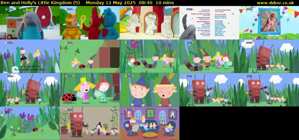 Ben and Holly's Little Kingdom (5) Monday 12 May 2025 08:40 - 08:50