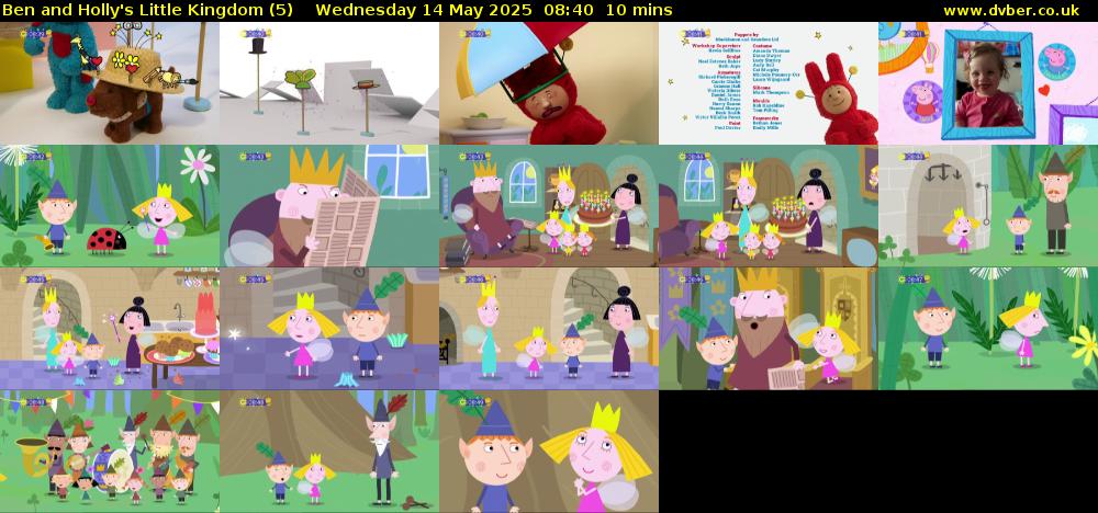 Ben and Holly's Little Kingdom (5) Wednesday 14 May 2025 08:40 - 08:50