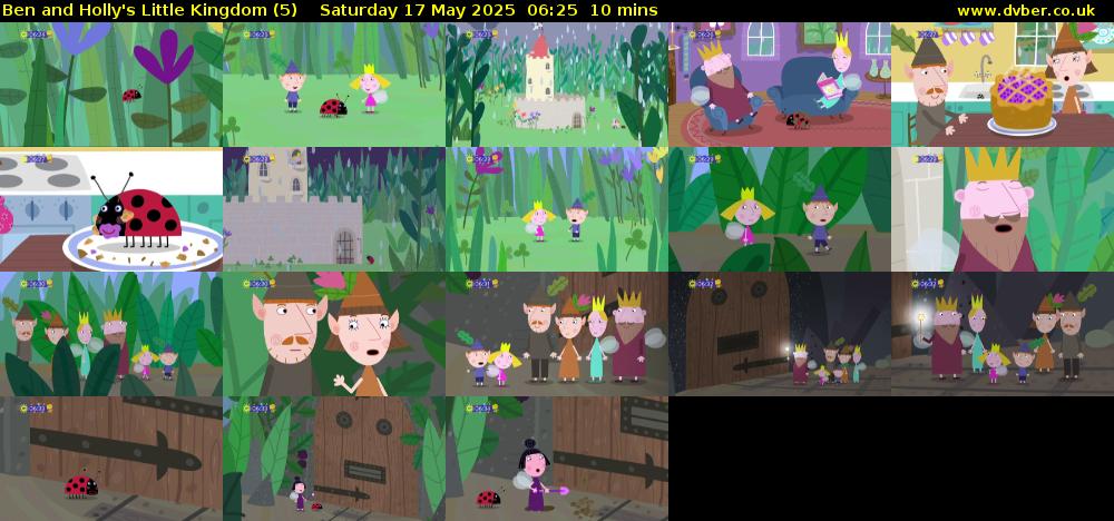 Ben and Holly's Little Kingdom (5) Saturday 17 May 2025 06:25 - 06:35
