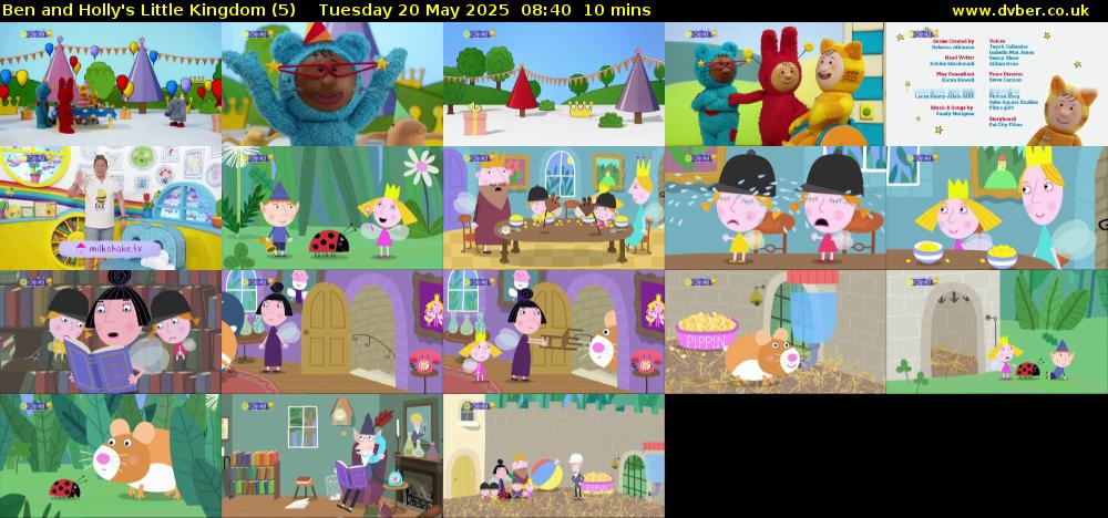 Ben and Holly's Little Kingdom (5) Tuesday 20 May 2025 08:40 - 08:50