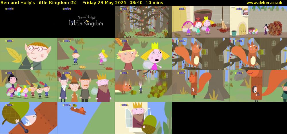 Ben and Holly's Little Kingdom (5) Friday 23 May 2025 08:40 - 08:50