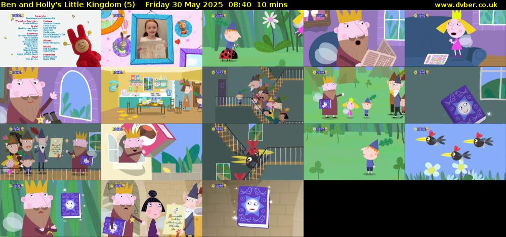 Ben and Holly's Little Kingdom (5) Friday 30 May 2025 08:40 - 08:50