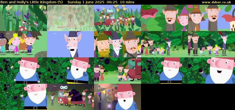 Ben and Holly's Little Kingdom (5) Sunday 1 June 2025 06:25 - 06:35