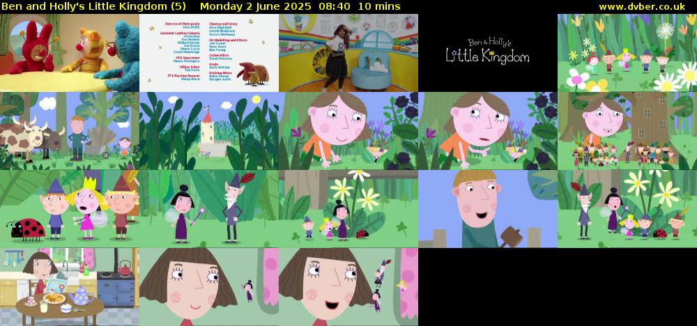 Ben and Holly's Little Kingdom (5) Monday 2 June 2025 08:40 - 08:50