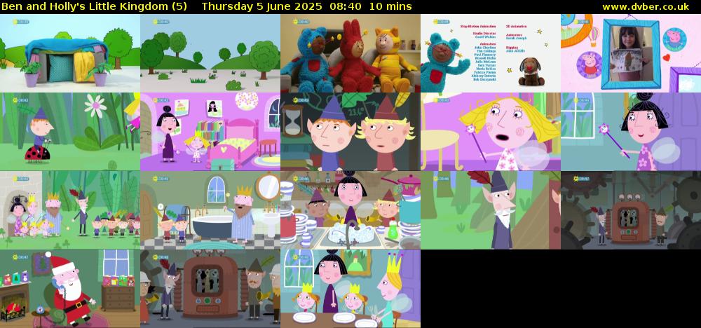 Ben and Holly's Little Kingdom (5) Thursday 5 June 2025 08:40 - 08:50