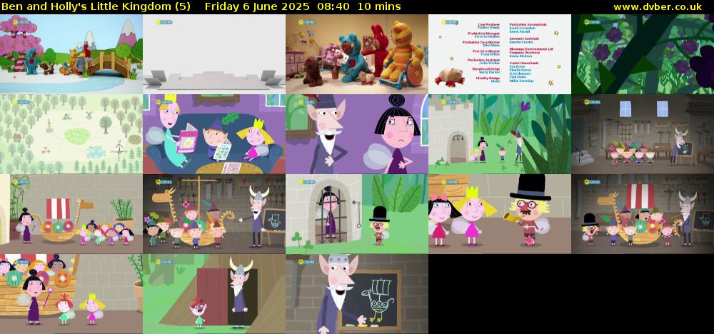Ben and Holly's Little Kingdom (5) Friday 6 June 2025 08:40 - 08:50