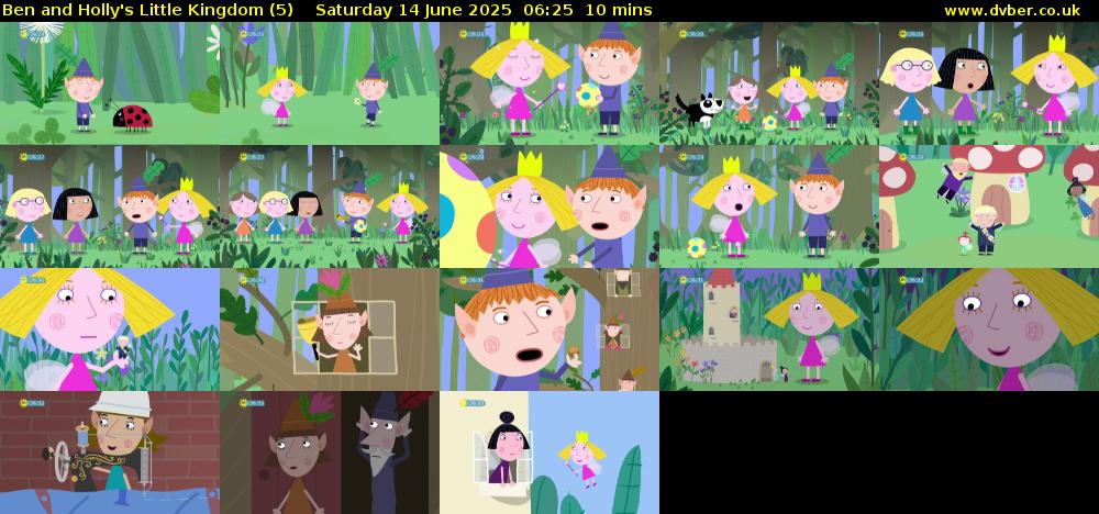 Ben and Holly's Little Kingdom (5) Saturday 14 June 2025 06:25 - 06:35