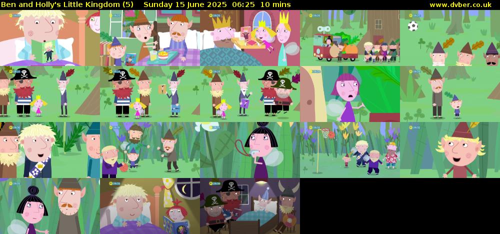 Ben and Holly's Little Kingdom (5) Sunday 15 June 2025 06:25 - 06:35