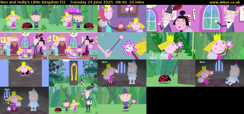 Ben and Holly's Little Kingdom (5) Tuesday 24 June 2025 08:40 - 08:50