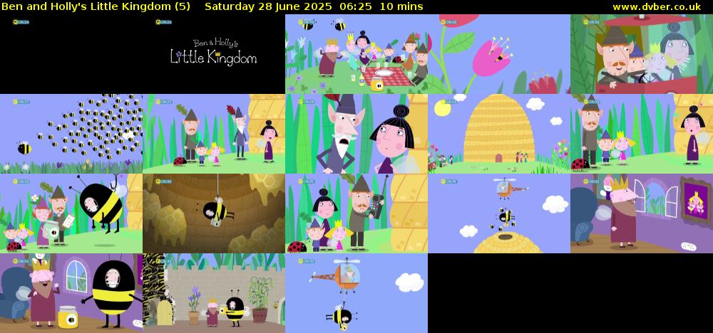 Ben and Holly's Little Kingdom (5) Saturday 28 June 2025 06:25 - 06:35
