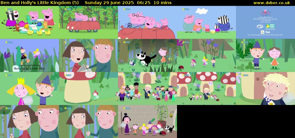 Ben and Holly's Little Kingdom (5) Sunday 29 June 2025 06:25 - 06:35