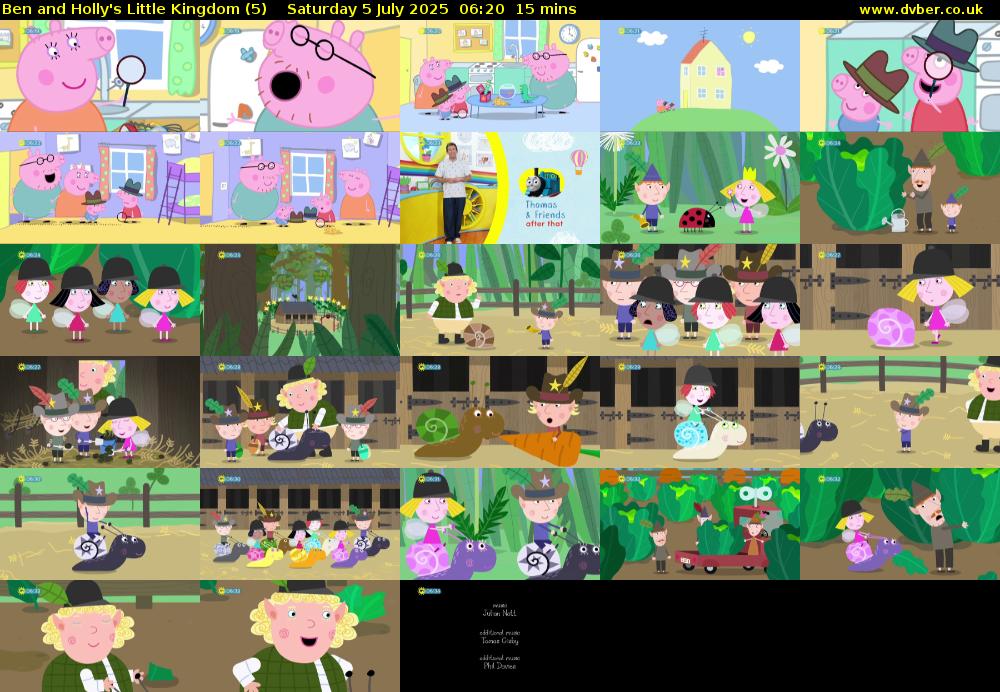 Ben and Holly's Little Kingdom (5) Saturday 5 July 2025 06:20 - 06:35
