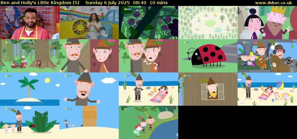 Ben and Holly's Little Kingdom (5) Sunday 6 July 2025 08:40 - 08:50