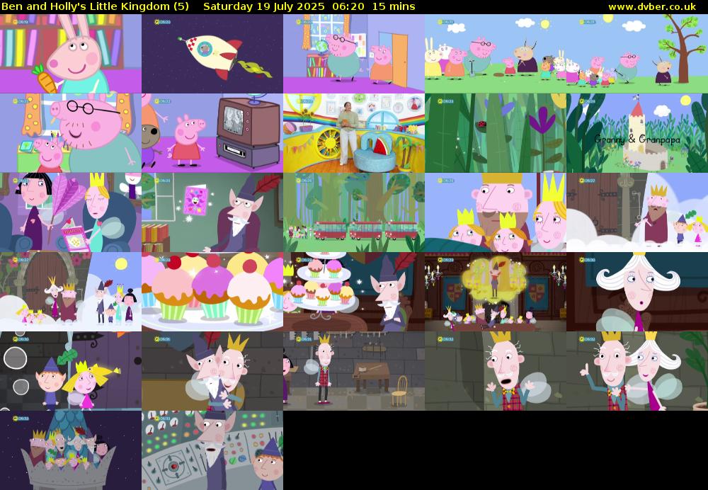Ben and Holly's Little Kingdom (5) Saturday 19 July 2025 06:20 - 06:35