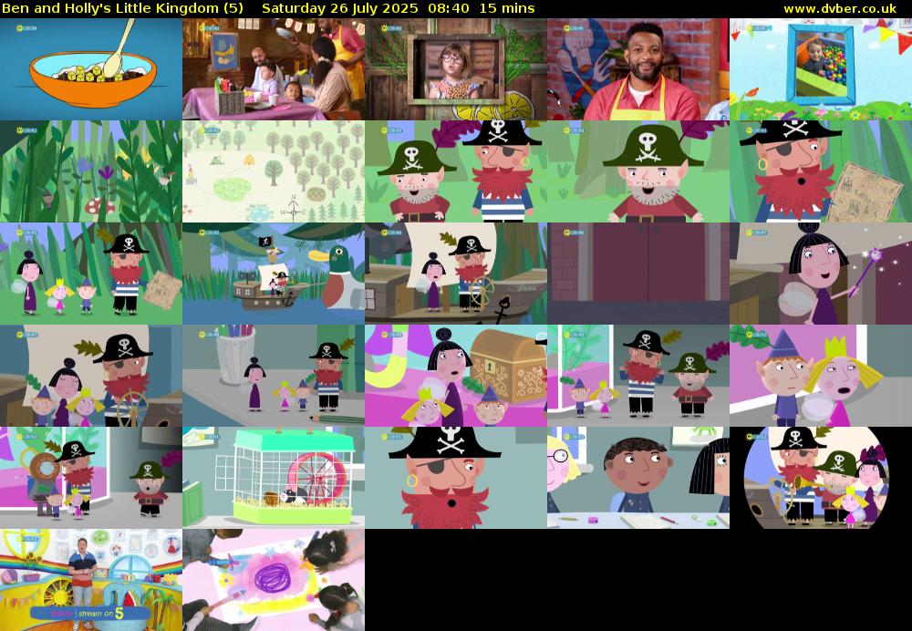 Ben and Holly's Little Kingdom (5) Saturday 26 July 2025 08:40 - 08:55