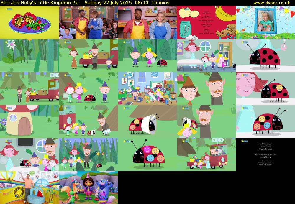 Ben and Holly's Little Kingdom (5) Sunday 27 July 2025 08:40 - 08:55