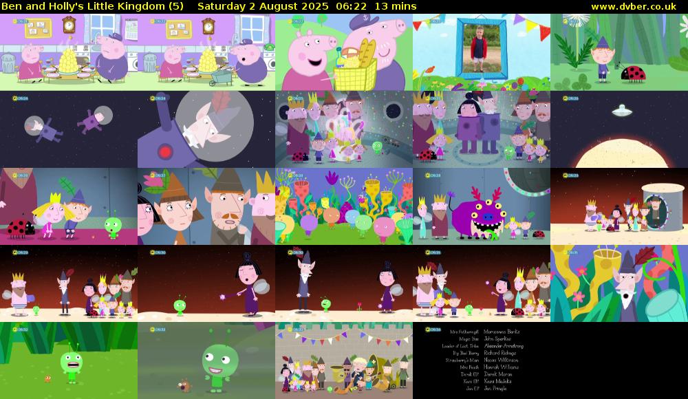 Ben and Holly's Little Kingdom (5) Saturday 2 August 2025 06:22 - 06:35