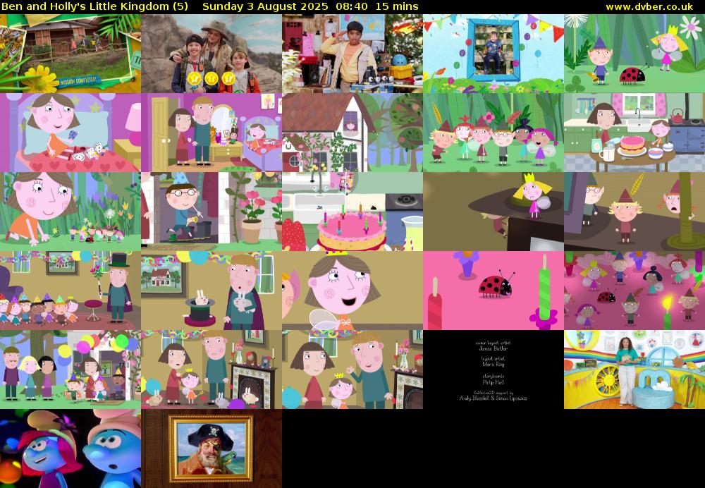 Ben and Holly's Little Kingdom (5) Sunday 3 August 2025 08:40 - 08:55