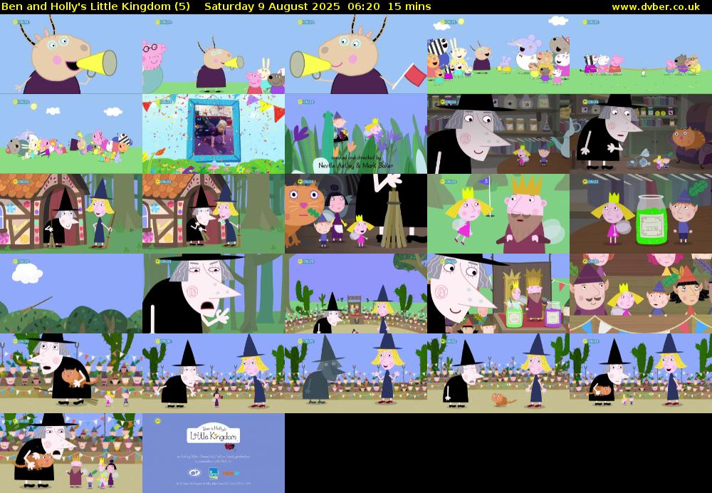Ben and Holly's Little Kingdom (5) Saturday 9 August 2025 06:20 - 06:35