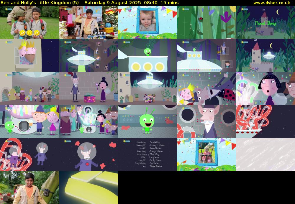 Ben and Holly's Little Kingdom (5) Saturday 9 August 2025 08:40 - 08:55