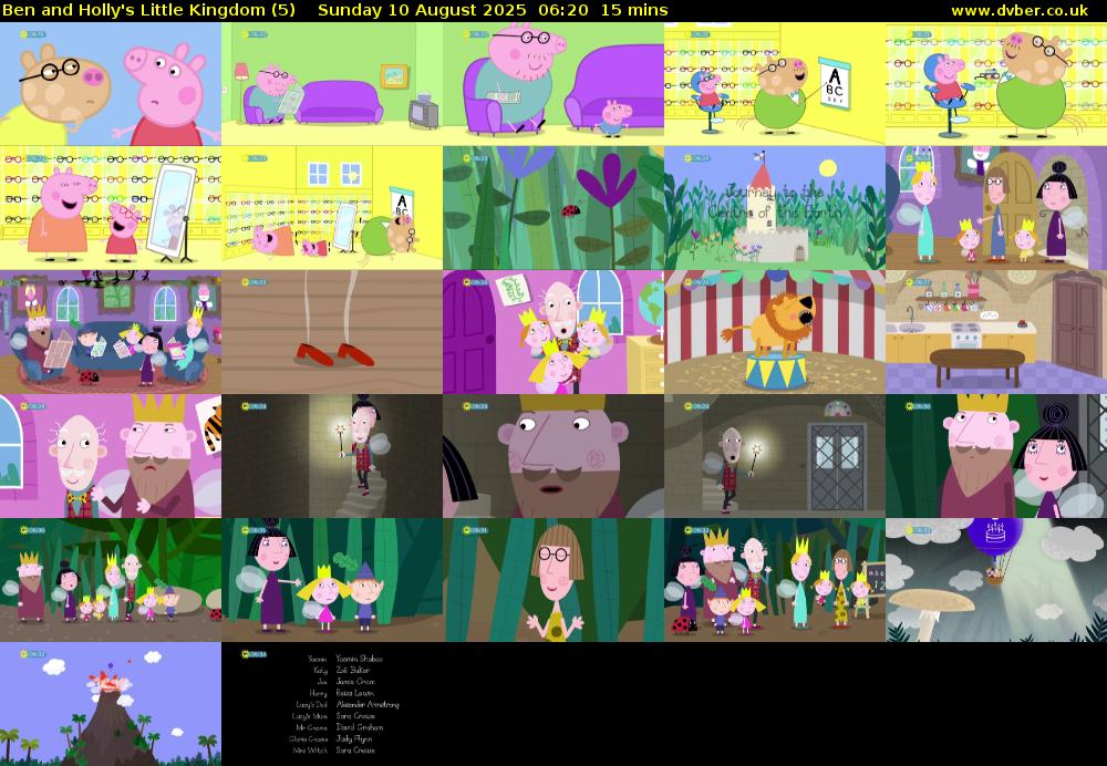 Ben and Holly's Little Kingdom (5) Sunday 10 August 2025 06:20 - 06:35