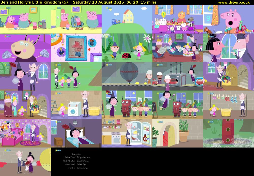 Ben and Holly's Little Kingdom (5) Saturday 23 August 2025 06:20 - 06:35