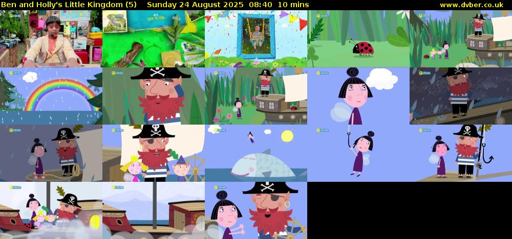 Ben and Holly's Little Kingdom (5) Sunday 24 August 2025 08:40 - 08:50