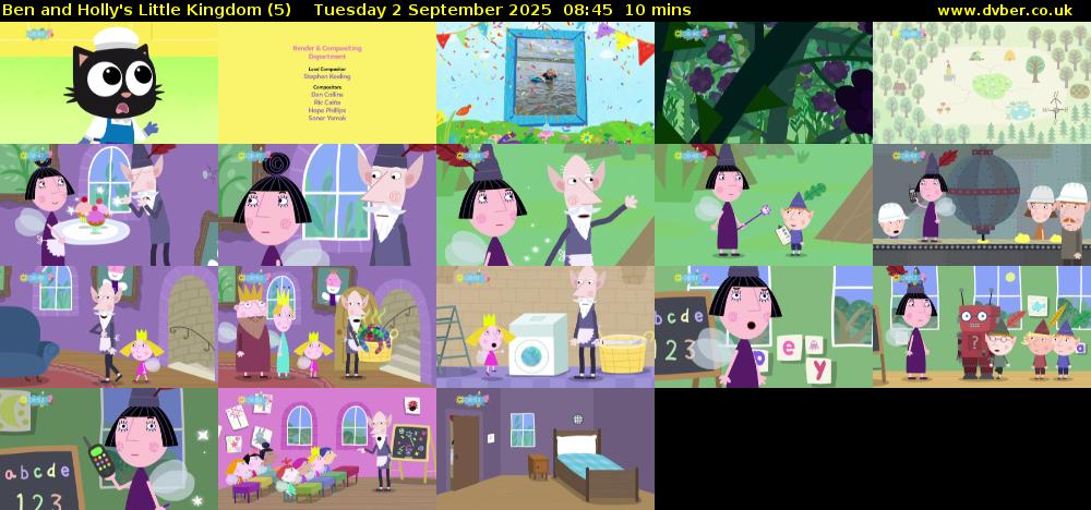 Ben and Holly's Little Kingdom (5) Tuesday 2 September 2025 08:45 - 08:55