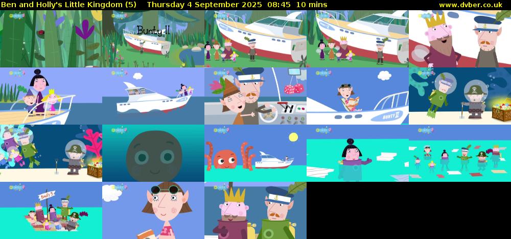Ben and Holly's Little Kingdom (5) Thursday 4 September 2025 08:45 - 08:55