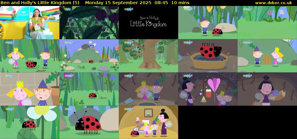 Ben and Holly's Little Kingdom (5) Monday 15 September 2025 08:45 - 08:55