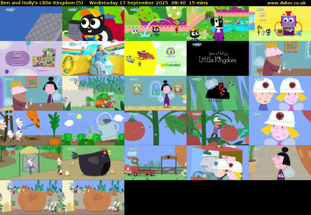 Ben and Holly's Little Kingdom (5) Wednesday 17 September 2025 08:40 - 08:55